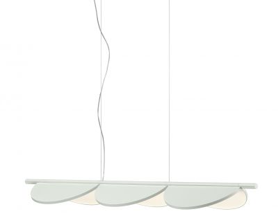 Almendra Linear S3 pendant lamp Off White Flos SINGLE PIECES